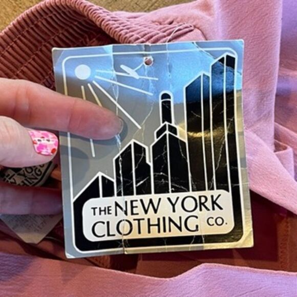 Vintage New York Clothing Co Deadstock Pink Midi Skirt Pleated Size 8 - Picture 3 of 6